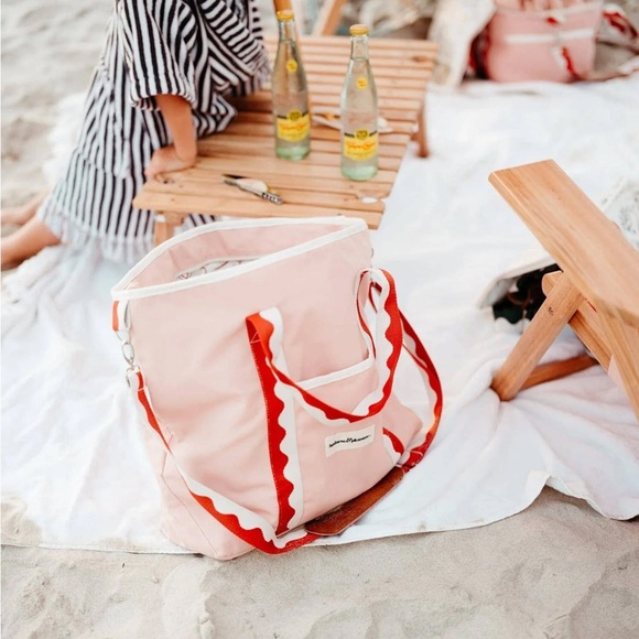 Business & Pleasure Co. Cooler Tote Bag In Rivie Pink. Never Used - Picture 2 of 10